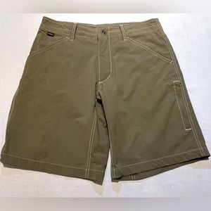 Kuhl Men's Renegade Shorts Size 32 Khaki UPF 50+ Water Repellent Hiking GUC